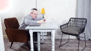 A tanárbácsi durva lőcse
